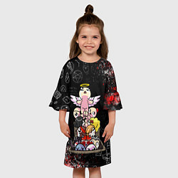 Платье клеш для девочки The Binding of Isaac ИСААК, цвет: 3D-принт — фото 2