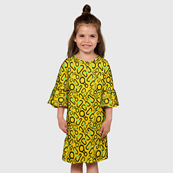 Платье клеш для девочки Альпинист, цвет: 3D-принт — фото 2