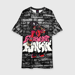Платье клеш для девочки Friday Night Funkin A G O T I, цвет: 3D-принт