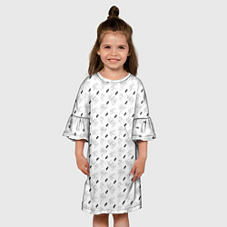 Платье клеш для девочки JUDO, цвет: 3D-принт — фото 2