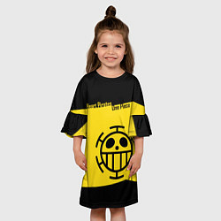 Платье клеш для девочки Пираты Сердца One Piece, цвет: 3D-принт — фото 2