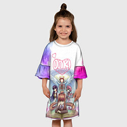 Платье клеш для девочки Doki Doki Доки Доки Z, цвет: 3D-принт — фото 2