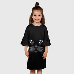 Платье клеш для девочки Кот Журбей, цвет: 3D-принт — фото 2