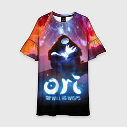 Платье клеш для девочки Ori and the Will of the Wisps, цвет: 3D-принт