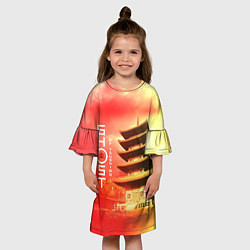 Платье клеш для девочки Ghost of Tsushima Призрак Цусимы Z, цвет: 3D-принт — фото 2