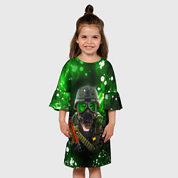 Платье клеш для девочки Opposing Force Адриан Шепард спина Z, цвет: 3D-принт — фото 2