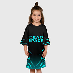 Платье клеш для девочки DEAD SPACE МЁРТВЫЙ КОСМОС, цвет: 3D-принт — фото 2