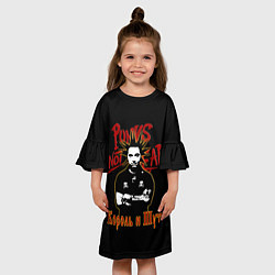 Платье клеш для девочки Punks Not Dead КиШ, цвет: 3D-принт — фото 2