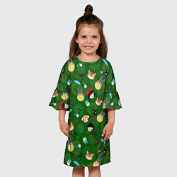 Платье клеш для девочки Totoro&Kiki ALLSTARS, цвет: 3D-принт — фото 2