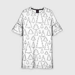 Детское платье Простые елочки