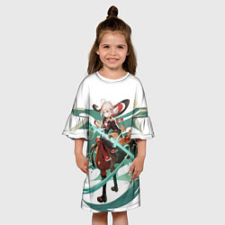 Платье клеш для девочки ТОМА МЕСТНЫЙ АВТОРИТЕТ, цвет: 3D-принт — фото 2