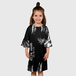 Платье клеш для девочки Velial Squad Свет или Тьма, цвет: 3D-принт — фото 2
