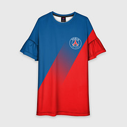 Платье клеш для девочки PSG GRADIENT SPORT UNIFORM, цвет: 3D-принт