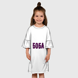 Платье клеш для девочки БОБА БОБА, цвет: 3D-принт — фото 2