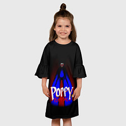 Платье клеш для девочки Высокий Хагги Вагги, цвет: 3D-принт — фото 2