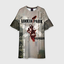 Платье клеш для девочки Hybrid Theory Live Around The World - Linkin Park, цвет: 3D-принт