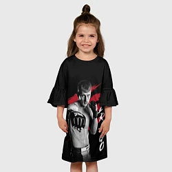 Платье клеш для девочки DRAGO, цвет: 3D-принт — фото 2