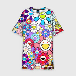 Детское платье Цветы Takashi Murakami
