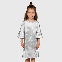 Платье клеш для девочки Коллекция Journey Метель 388-1-1, цвет: 3D-принт — фото 2