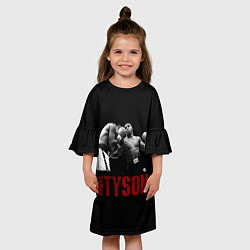 Платье клеш для девочки Майк Тайсон Mike Tyson, цвет: 3D-принт — фото 2