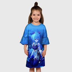 Платье клеш для девочки Genshin Impact 2022, цвет: 3D-принт — фото 2