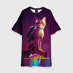 Платье клеш для девочки Stray: Tramp, цвет: 3D-принт