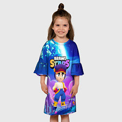 Платье клеш для девочки FANG BRAWL STARS FANTASY, цвет: 3D-принт — фото 2