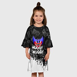 Платье клеш для девочки Хаги ваги poppy playtime, цвет: 3D-принт — фото 2