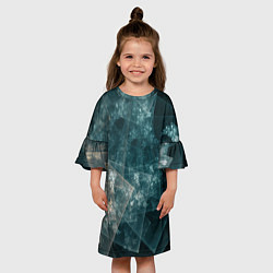 Платье клеш для девочки Платформы подсознания, цвет: 3D-принт — фото 2