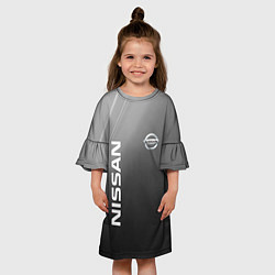 Платье клеш для девочки Ниссан, цвет: 3D-принт — фото 2