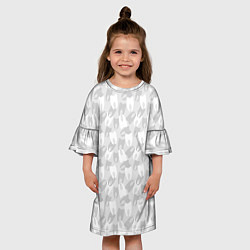 Платье клеш для девочки Зубной Врач Дантист, цвет: 3D-принт — фото 2