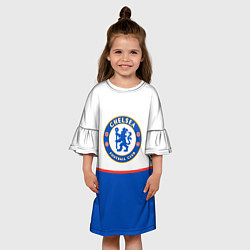 Платье клеш для девочки Chelsea челси, цвет: 3D-принт — фото 2