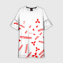 Платье клеш для девочки Mitsubishi ASX, цвет: 3D-принт