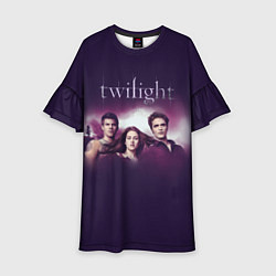 Платье клеш для девочки Персонажи Twilight, цвет: 3D-принт