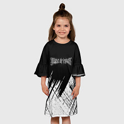 Платье клеш для девочки Cradle of Filth, цвет: 3D-принт — фото 2