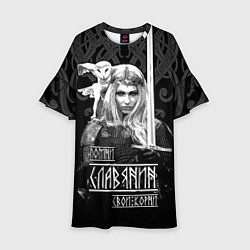 Детское платье Помни, славянин, свои корни