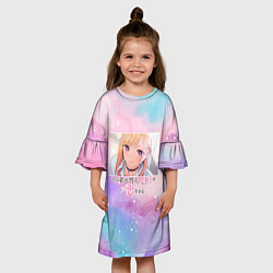 Платье клеш для девочки My Dress-Up Darling: Marin Kitagawa, цвет: 3D-принт — фото 2