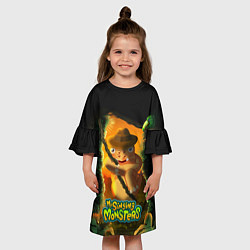 Платье клеш для девочки Stogg, цвет: 3D-принт — фото 2