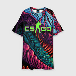 Платье клеш для девочки CS GO - HYPERBEAST, цвет: 3D-принт