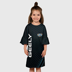 Платье клеш для девочки Geely Абстракция, цвет: 3D-принт — фото 2
