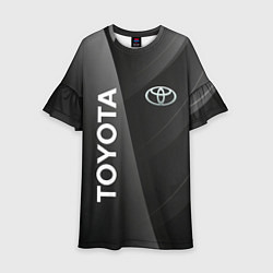 Детское платье Toyota - серая абстракция