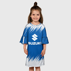 Платье клеш для девочки Suzuki - sport, цвет: 3D-принт — фото 2