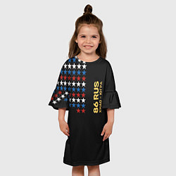 Платье клеш для девочки 86 RUS ХМАО Югра, цвет: 3D-принт — фото 2