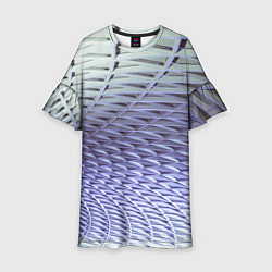 Детское платье Ребристая абстрактная поверхность