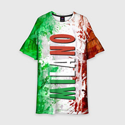 Детское платье Флаг Италии - кляксы