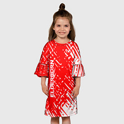 Платье клеш для девочки Elderborn краска, цвет: 3D-принт — фото 2