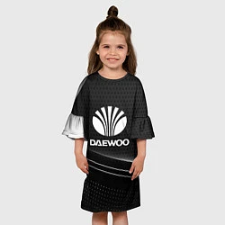 Платье клеш для девочки Daewoo Абстракция, цвет: 3D-принт — фото 2