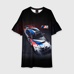 Платье клеш для девочки BMW M4 GT4 - M Performance - Motorsport, цвет: 3D-принт