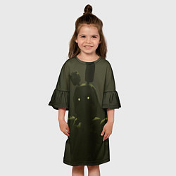 Платье клеш для девочки Спрингтpап, цвет: 3D-принт — фото 2