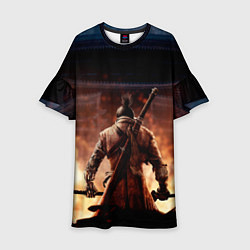 Платье клеш для девочки Sekiro: Shadows Die Twice, цвет: 3D-принт